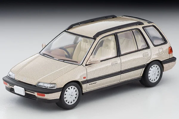 23.9 Tomytec Tomica TLV N297A Civic Shuttle 56 1987 Limited Edition Simulation Alloy Static Car Model Toy Gift