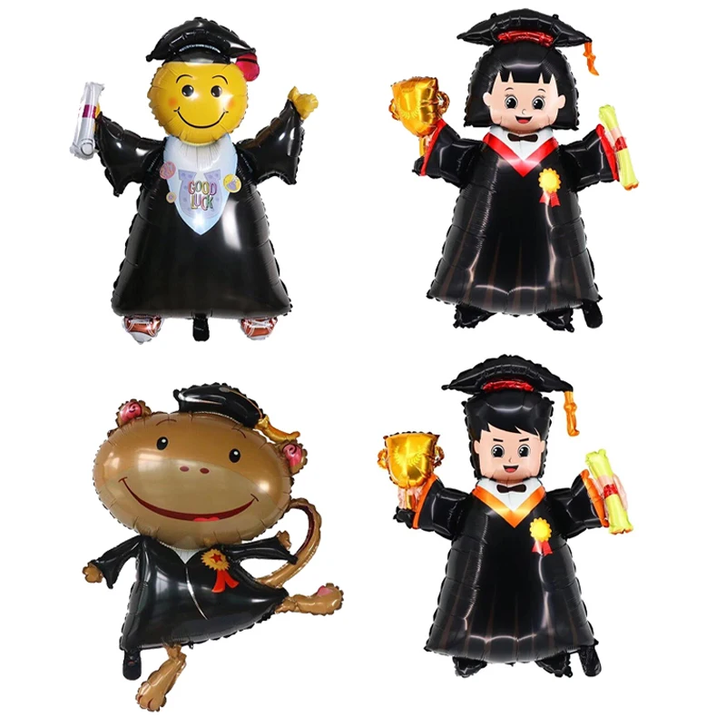 2024 Graduated Doctor Helium Foil Balloons Congratulation Graduation Party School Graduation Decoration Gift for Boy Girl Globos