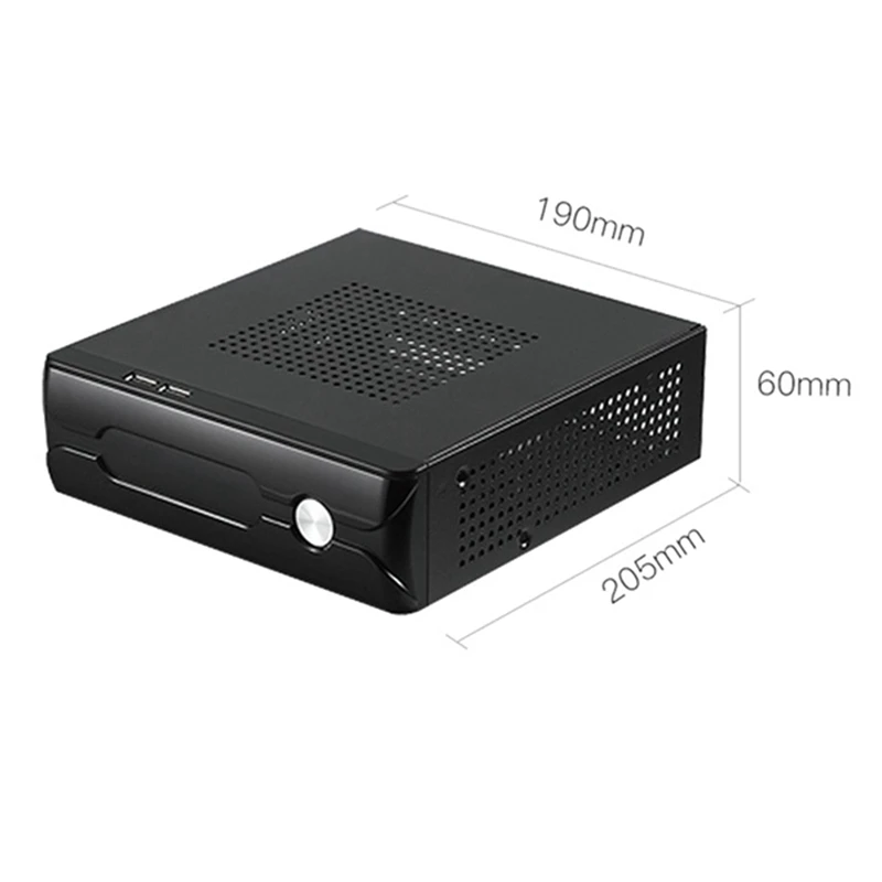 Imagem -03 - Htpc Itx Case com Placa de Alimentação 150w 12v Usb 2.0 Gabinete Itx Chassi de Controle Industrial M03