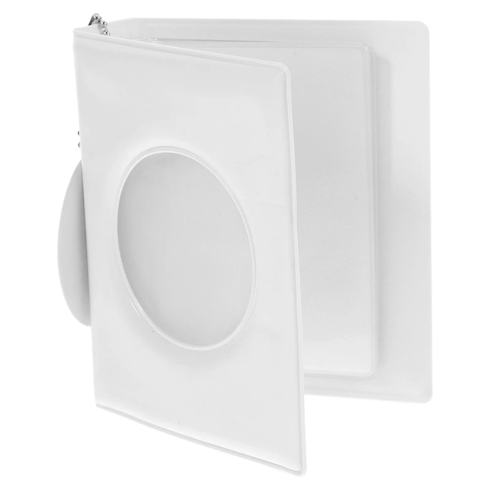 

Mini Photocard Holder Book Portable 3 Inch Photo Card Binder Round Hollow Out Cover Stylish Photo Storage Album for Kpop
