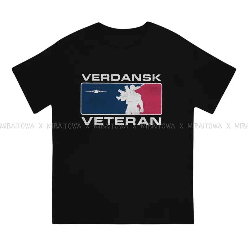 Y2K COD Warzone Game TShirt For Men Verdansk Veteran Humor Summer Sweatshirts T Shirt Novelty Trendy Loose