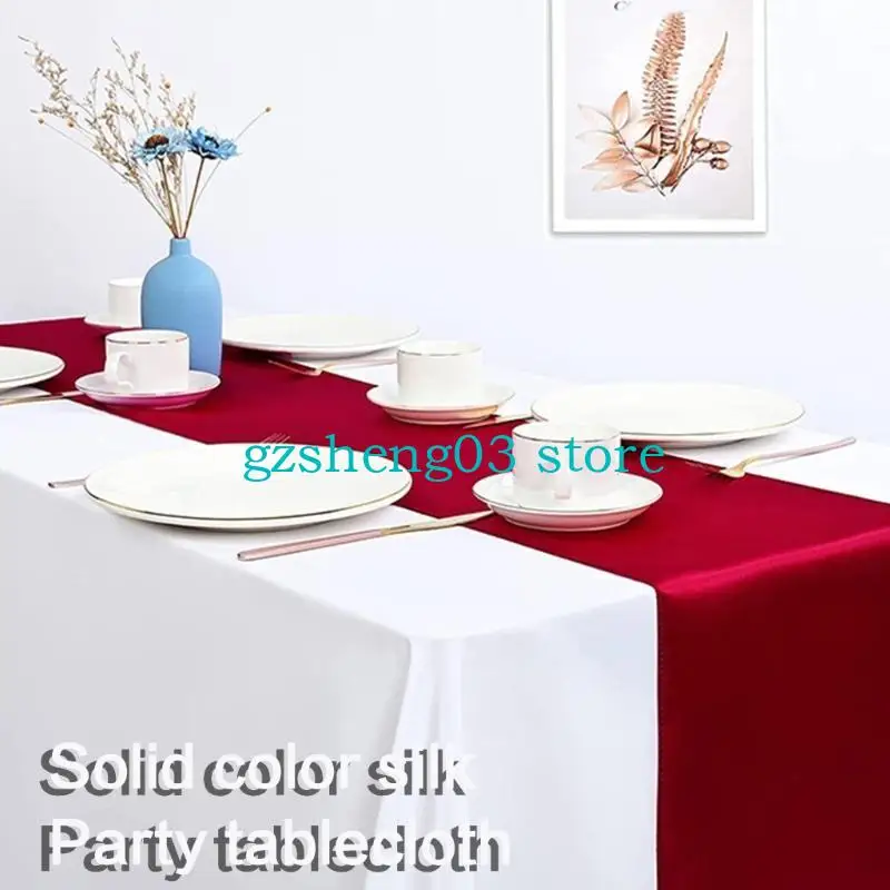 u75c ساتان ساتينات ساترة ساطعة ساطعة 12x108 "لحفلات أنيقة ومآدب زخرفة طاولة المآدب
