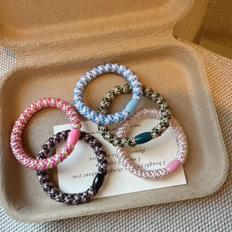 

Elegant Versatile Simple High Elasticity Hair Tie Small Design Ponytail Bun Scrunchie Hair Accessories