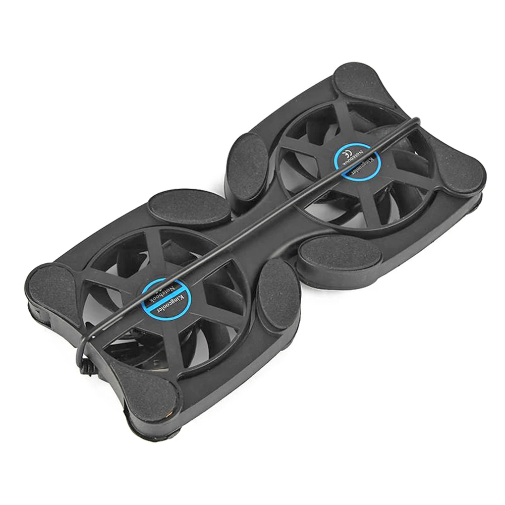 

Portable Folding USB Powered Laptop Cooler Dual Fan Cooling Pad for Notebook PC