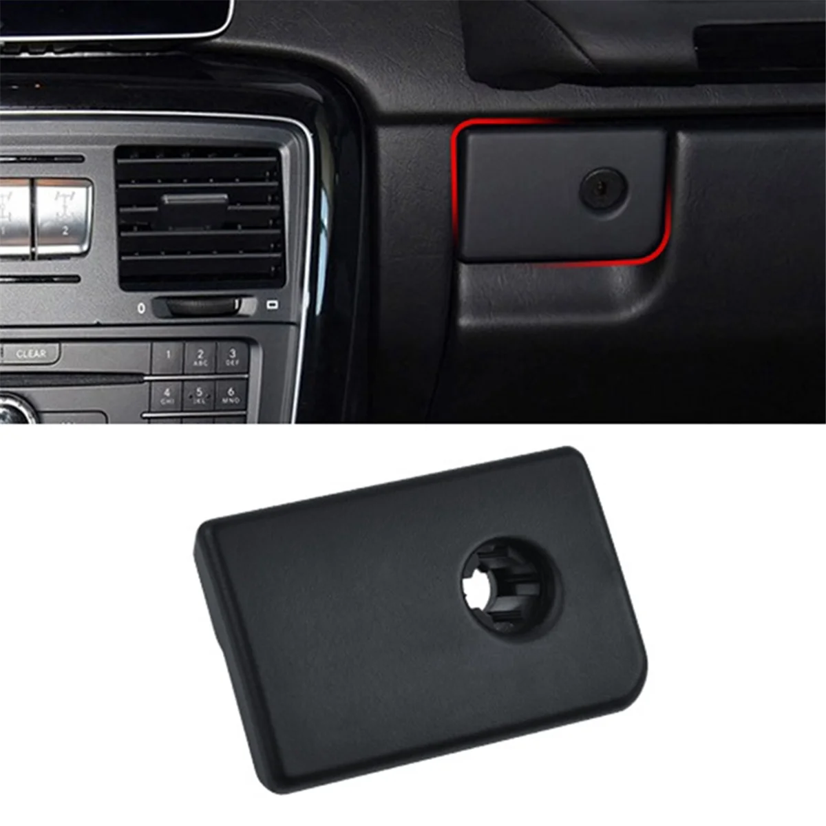 Car Co Pilot Glove Storage Box Switch Handle Cover for G Class W463 2004 2018 Tool Box Switch