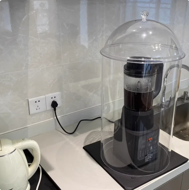 noise-reduction-cover-for-blender-soy-milk-maker-universal-sound-enclosure-for-wall-breaker-transparent-quiet-shield