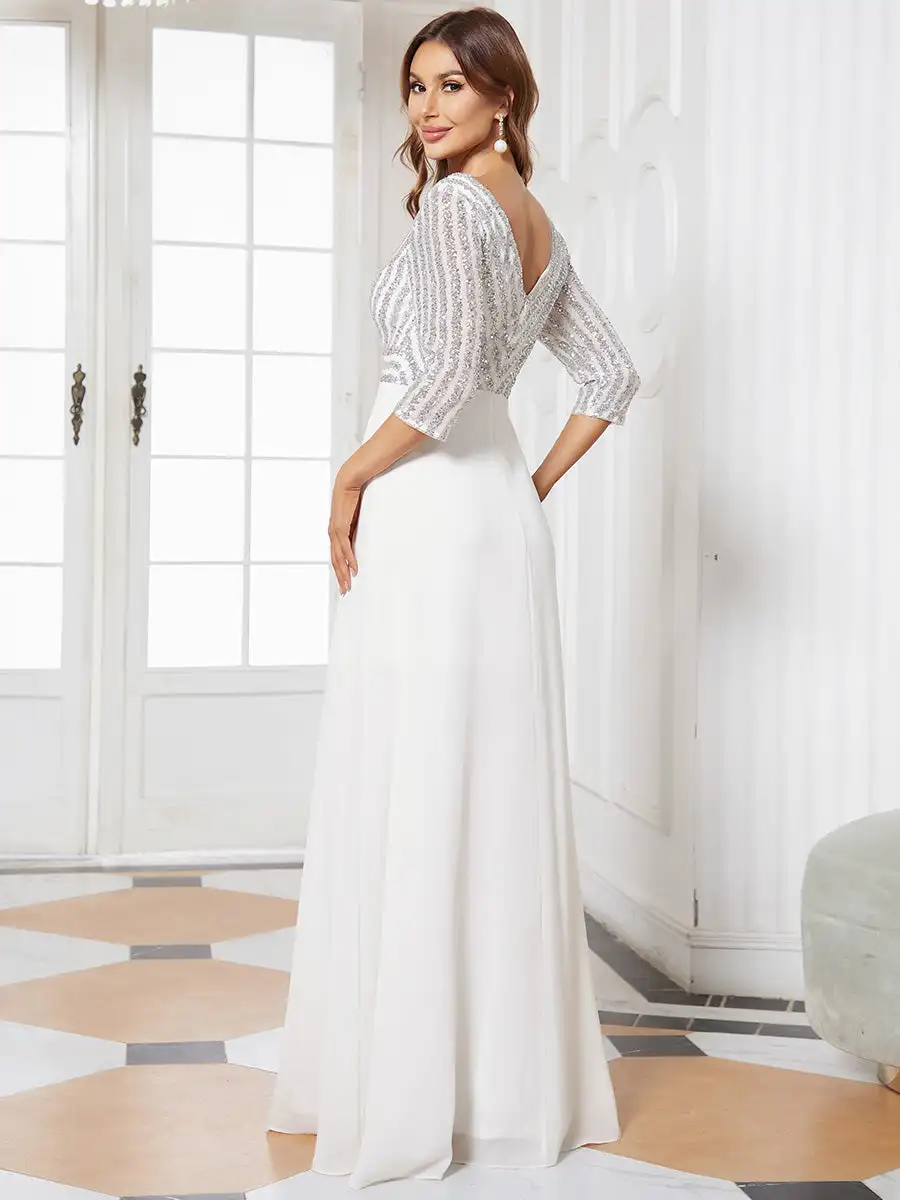 Robe Sexy à Sequins Taille Plus pour Fêtes - alternate angle