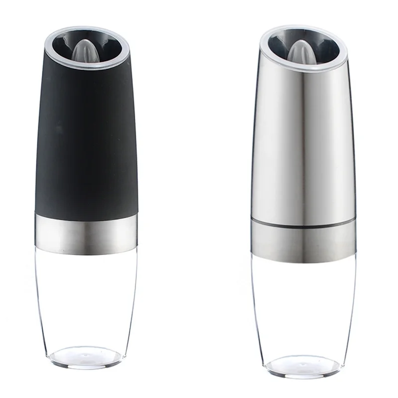 

HLZS-(2 Pack) Electric Pepper Grinder Battery Operated One Hand Automatic Operation, Adjustable