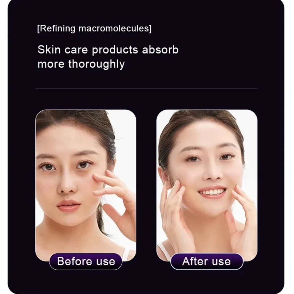 Microcurrent Face Lifting นวดประคบร้อนเย็น Deep Cleansing Facial Skin Care อุปกรณ์ความงาม EMS Facial Massager Eye Care