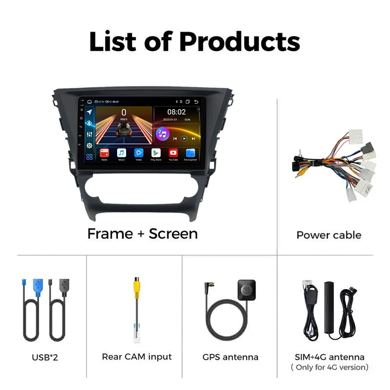 أندرويد 16 Carplay السيارات لتويوتا أفينسيس 3 2015 - 2018 راديو السيارة الوسائط المتعددة مشغل فيديو الملاحة ستيريو لتحديد المواقع DSP 5G WIFI