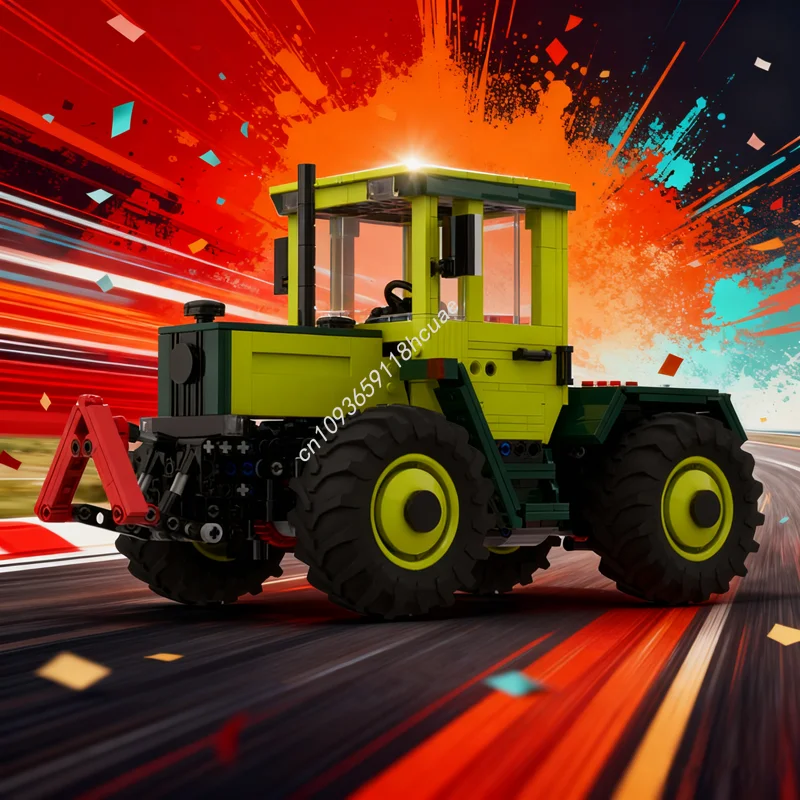 

951pcs MOC MB Trac RC Technical Model Building Blocks Architecture Christmas Gifts Assemble DIY Education Kids Toys Birthday