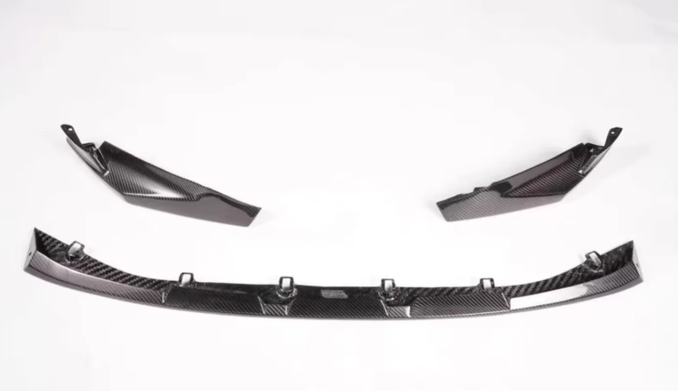 

For BMW G30 G38 MP Style Real Dry Carbon Fiber Car Front Bumper Lip Splitter Tuning body kit Accessories 2017-2023 Accessories