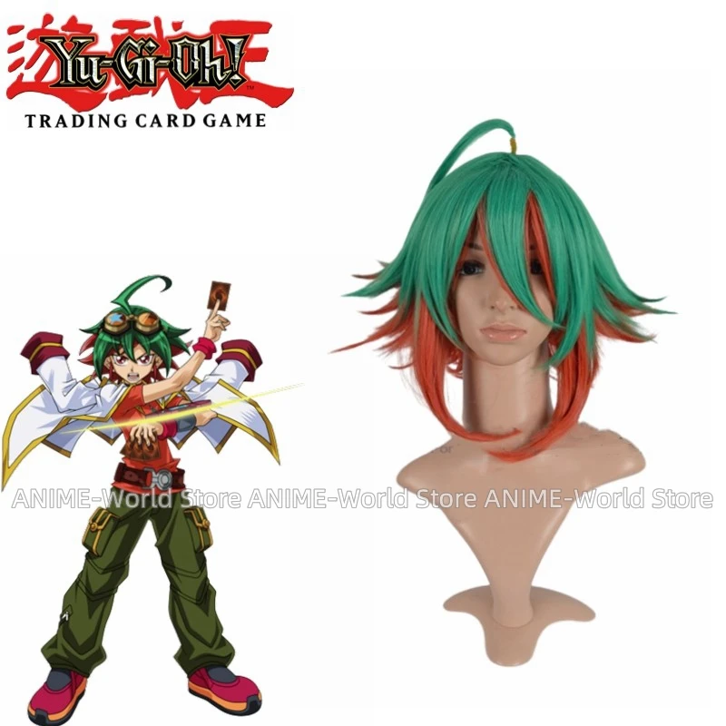 Yu-Gi-Oh ARC-V Yuya Sakaki abbigliamento Cos uniforme di stoffa parrucca Costume Cosplay di qualsiasi dimensione