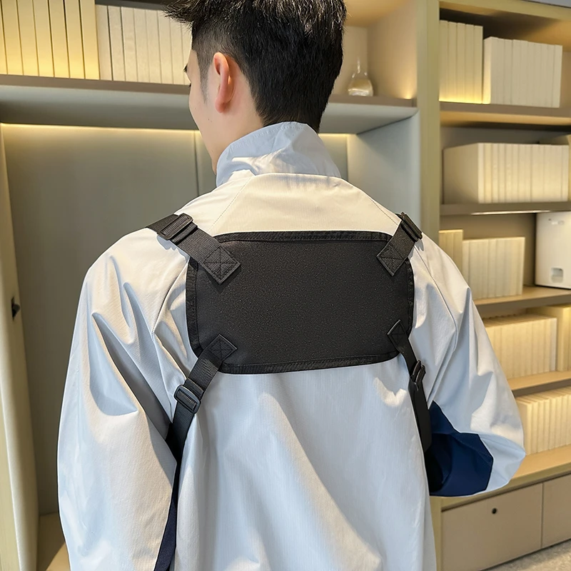 Outdoors Sports chest Bag unisex Chest Rig Bag running vest Backpack Hip-hop Streetwear High Quality Nylon Men cycling Waist Bag