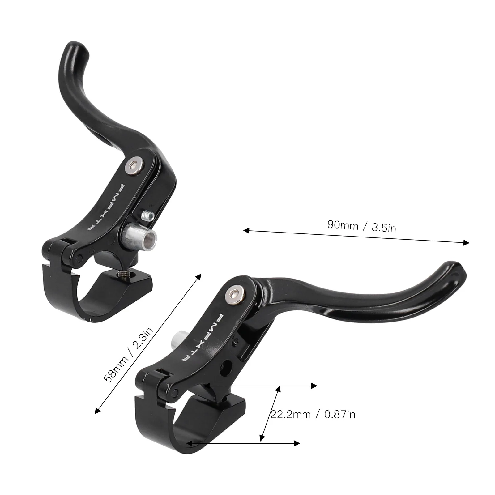 Brake Handle Brake Handlebar Pair of Brake Handle Lever Aluminum Alloy Universal Parts for Bike Road Bicycle Cycling Brake Lever