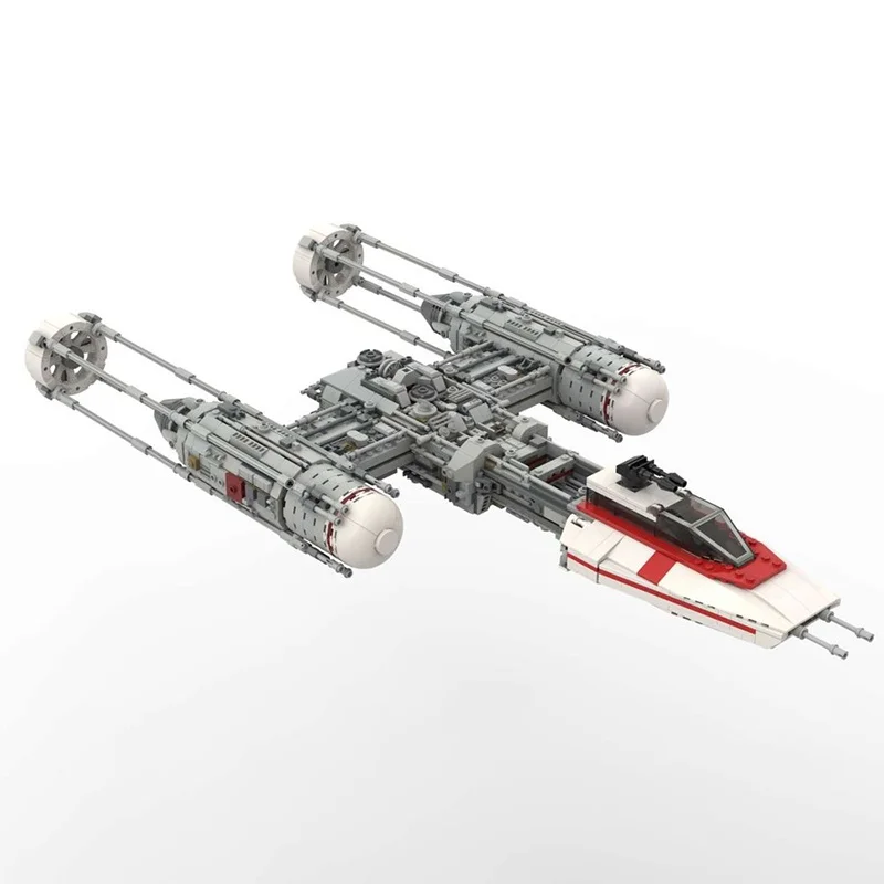 1802 قطعة MOC UCS المقاومة Y الجناح ستارفايتر نموذج اللبنات لعبة الهندسة المعمارية لتقوم بها بنفسك الطوب الإبداعي هدايا عيد الميلاد للأطفال #6