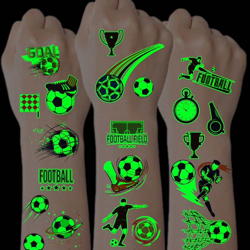 10Pcs Soccer Green … - image