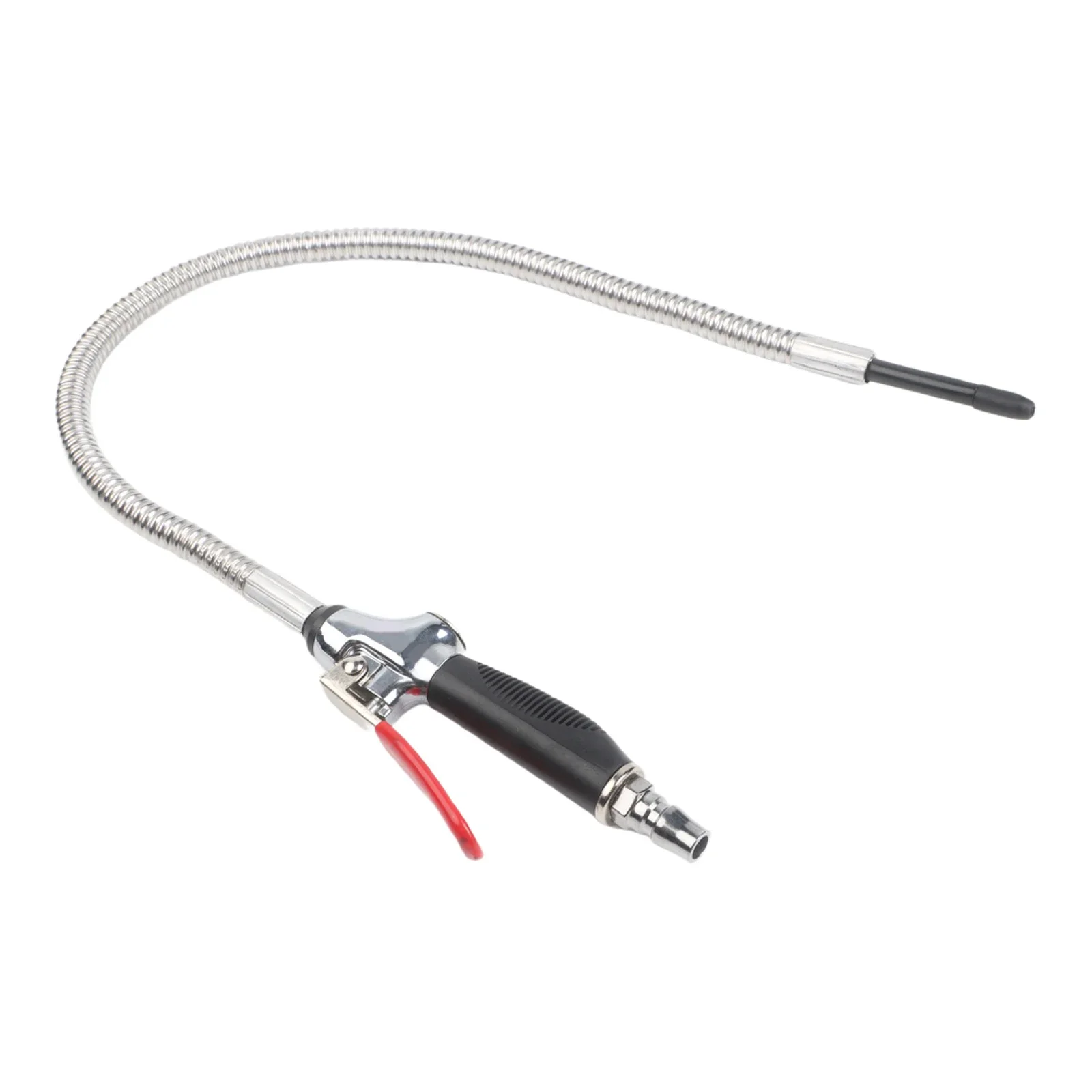 Pneumatic Tool Alloy Blowgun Soft Rubber Handle Non-slip Handle Inner Wall Anti-deform Auto Detailing For Car Cleaning
