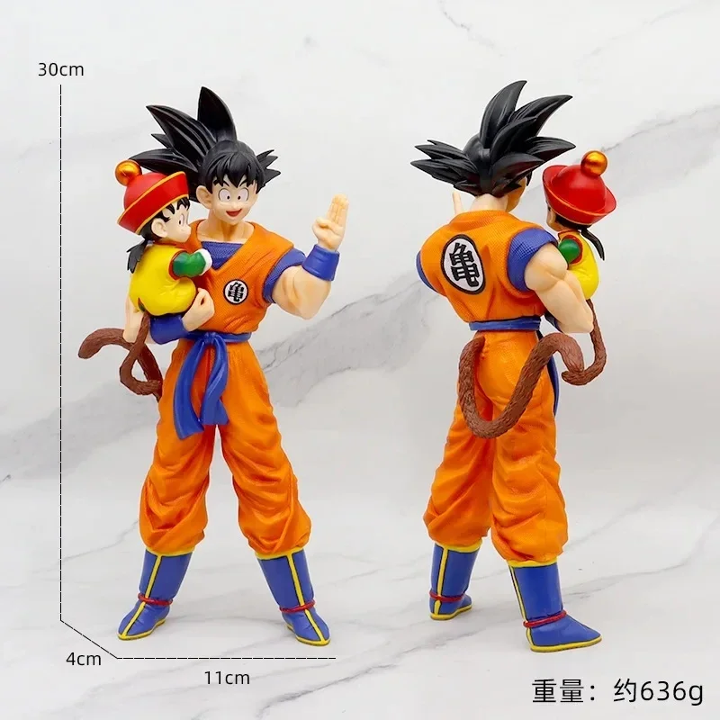 Bandai Soul Dragon Ball Z Model Figures Son Goku padre e figlio abbraccio collezione modello a mano bambole giocattoli regali per bambini