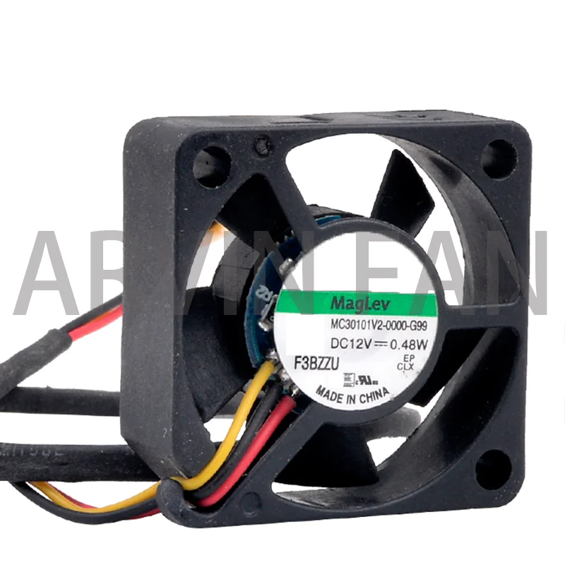 MC30101V2-0000-G99 3cm 30mm Fan 30x30x10mm DC12V 0.48W 3lins Speed Monitoring Cooling Fans For Host Micro Devices