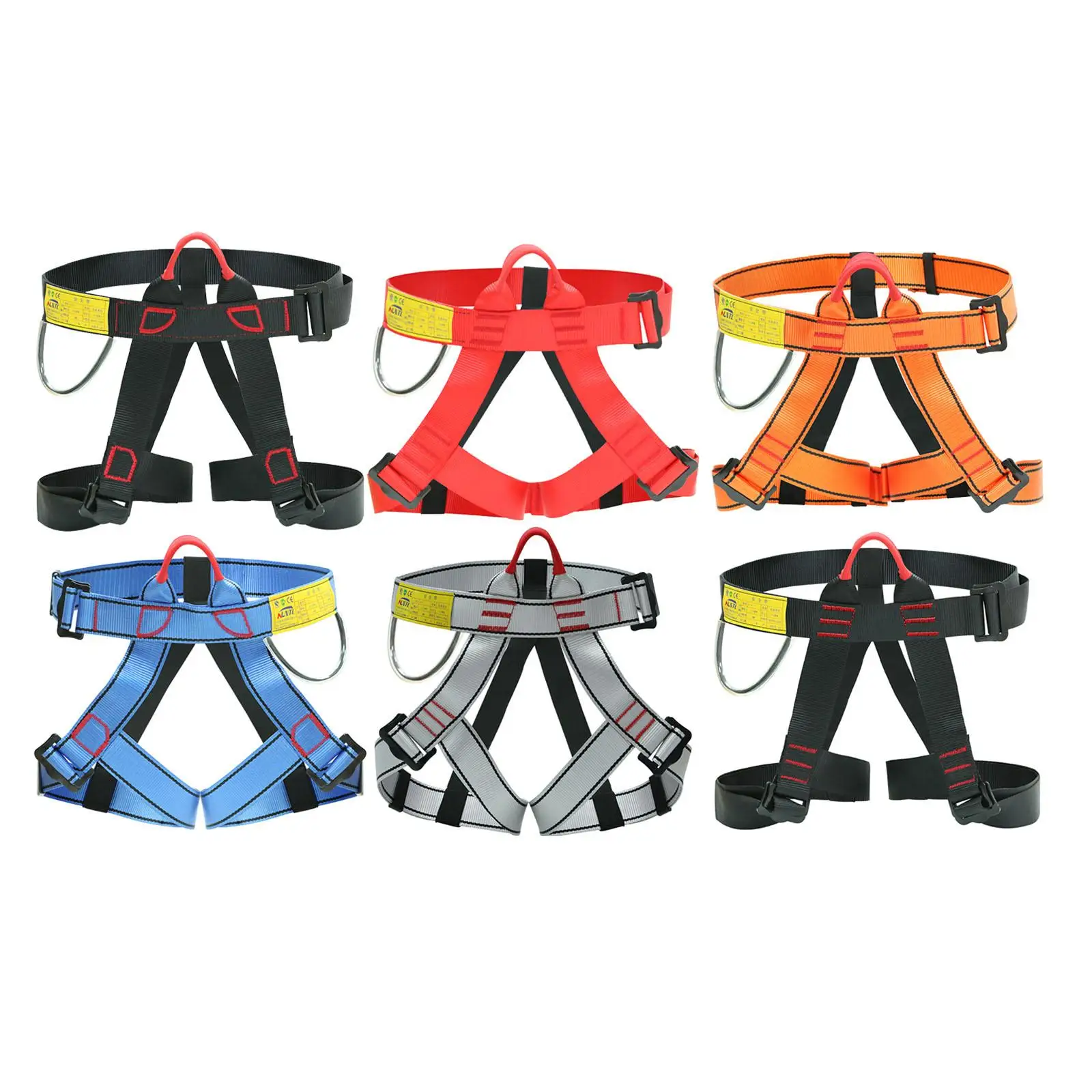 Camping Belt 23KN Outdoor Rock Climbing Expand Training Half Body Harness Protective Survival Equipment