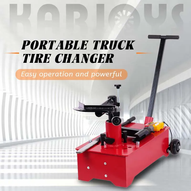 Electric Truck Tire Changer Removal 22.5 Truck Tire Mounting Manual Portable Tire Changer for Truck
