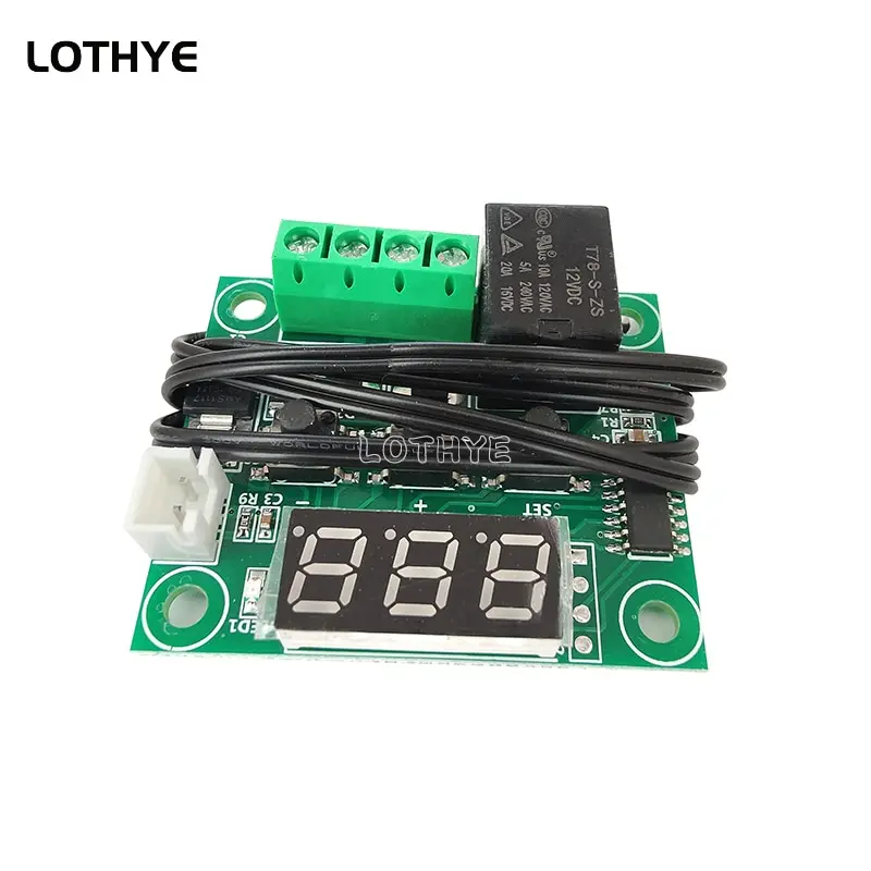 50PCS Präzision Temperatur Controller Digital Display Thermostat Temperatur Control Schalter Miniatur Temperatur Control Board