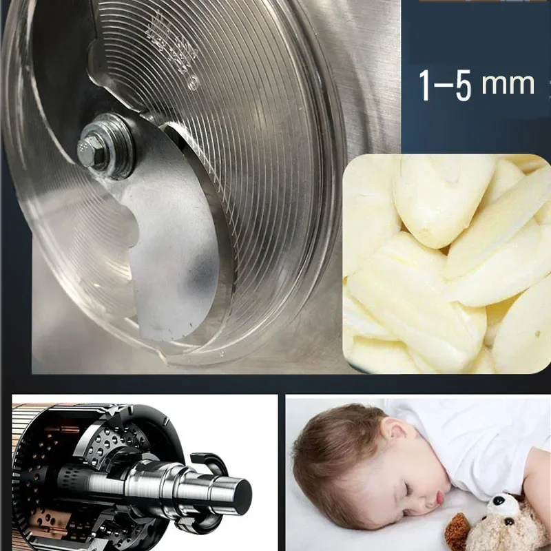 Новая маленькая электрическая нарезка для чеснока, нарезка для чеснока, резак для еды, коммерческая