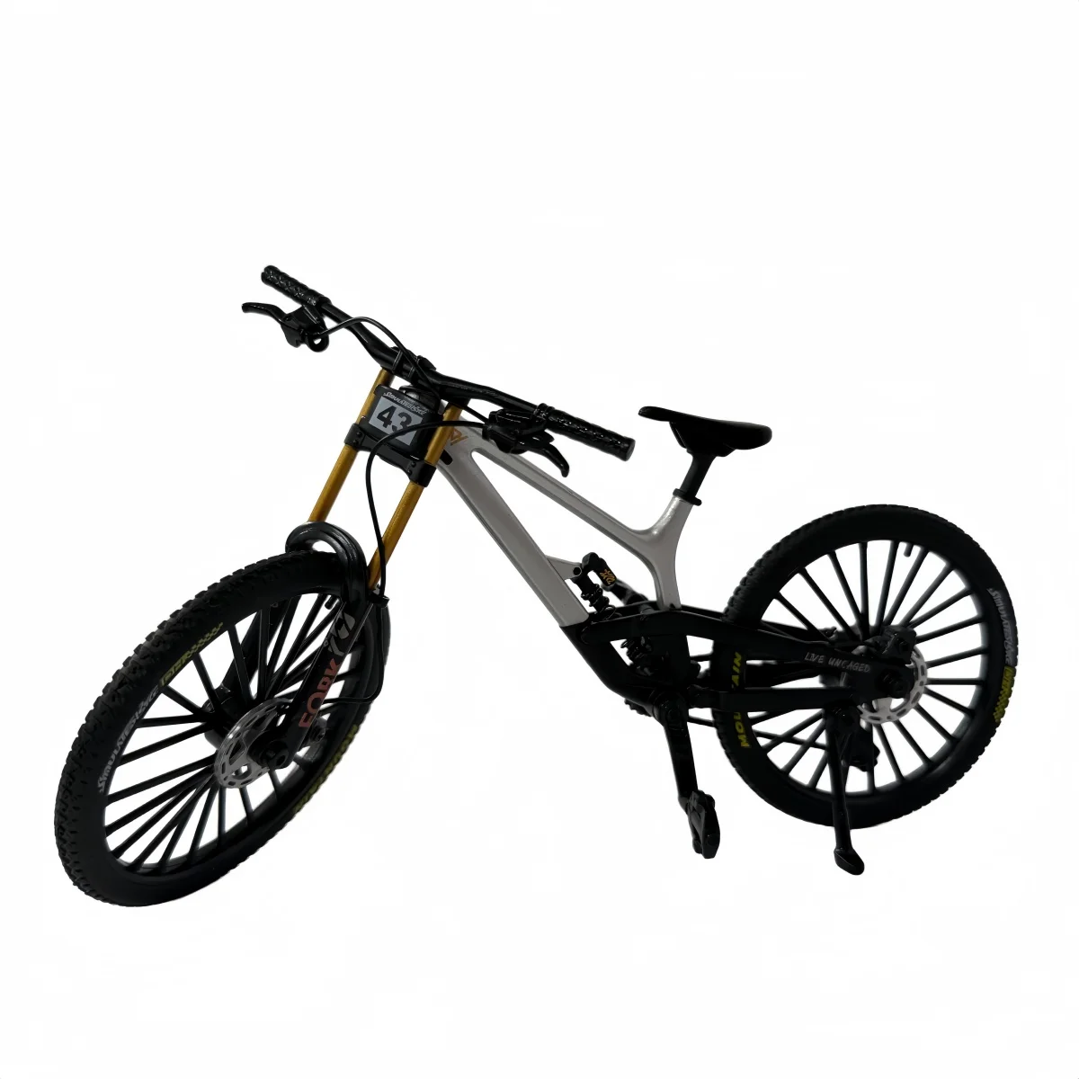 AliExpress HRZPACT 1:8 Scale Die-Cast Alloy Downhill MTB Mini Model Full Suspension Bike Collectible Desktop Decor Gift For Cycling Hobby Fans