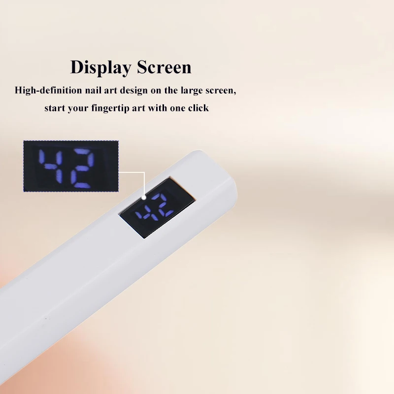 충전식 휴대용 미니 네일 램프 젤 폴리쉬 빠른 건조 플래시라이트 펜 USB 네일 드라이어 타입-C UV LED 네일 램프
