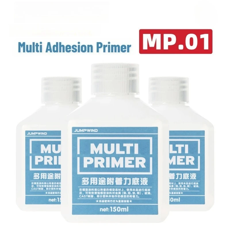 150ML Multi-purpose Adhesive Primer Solution MP.01 Suitable for Plastic Resin Metal Model Building Surface Preparation Primer