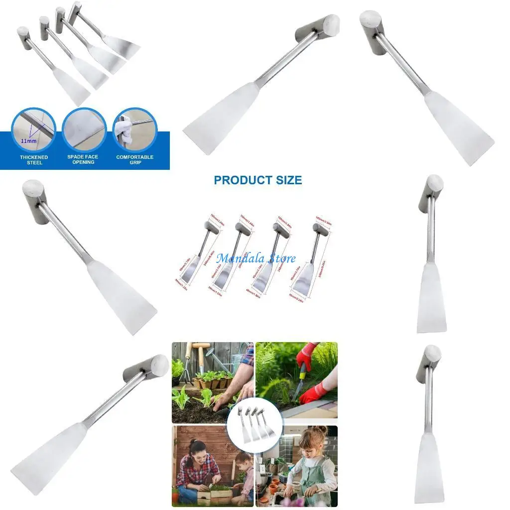 

U2JC Multipurpose Iron Trowel for Digging and Cultivating Gardens Constructions with Comfortable Handle