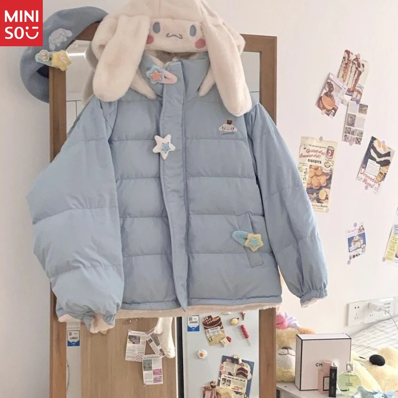 

Reversible Sherpa Jacket for Women, Double Sided Winter Coat with Hood