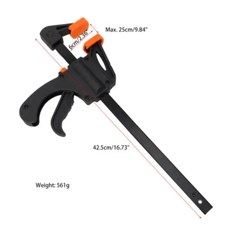 F-Bar Clamp Wood Working Bar Grip Squeeze F Clamp For DIY Handmade 4/6/8/10/12 Inch F Clamps Clip Wood Carpenter Tool Grip