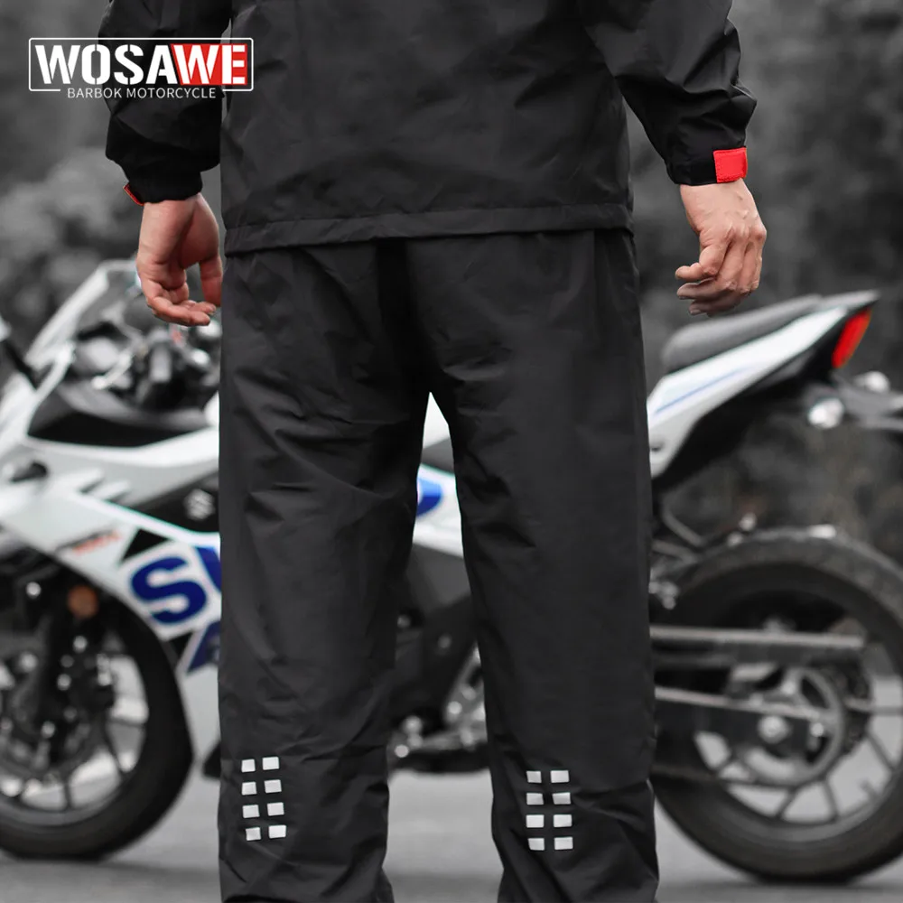 WOSAWE Ultralight Men/Women Outdoor Waterproof Windbreak Motorcycle Bicycle Riding Rain Pants Cycling Hiking Trip Rain Pants