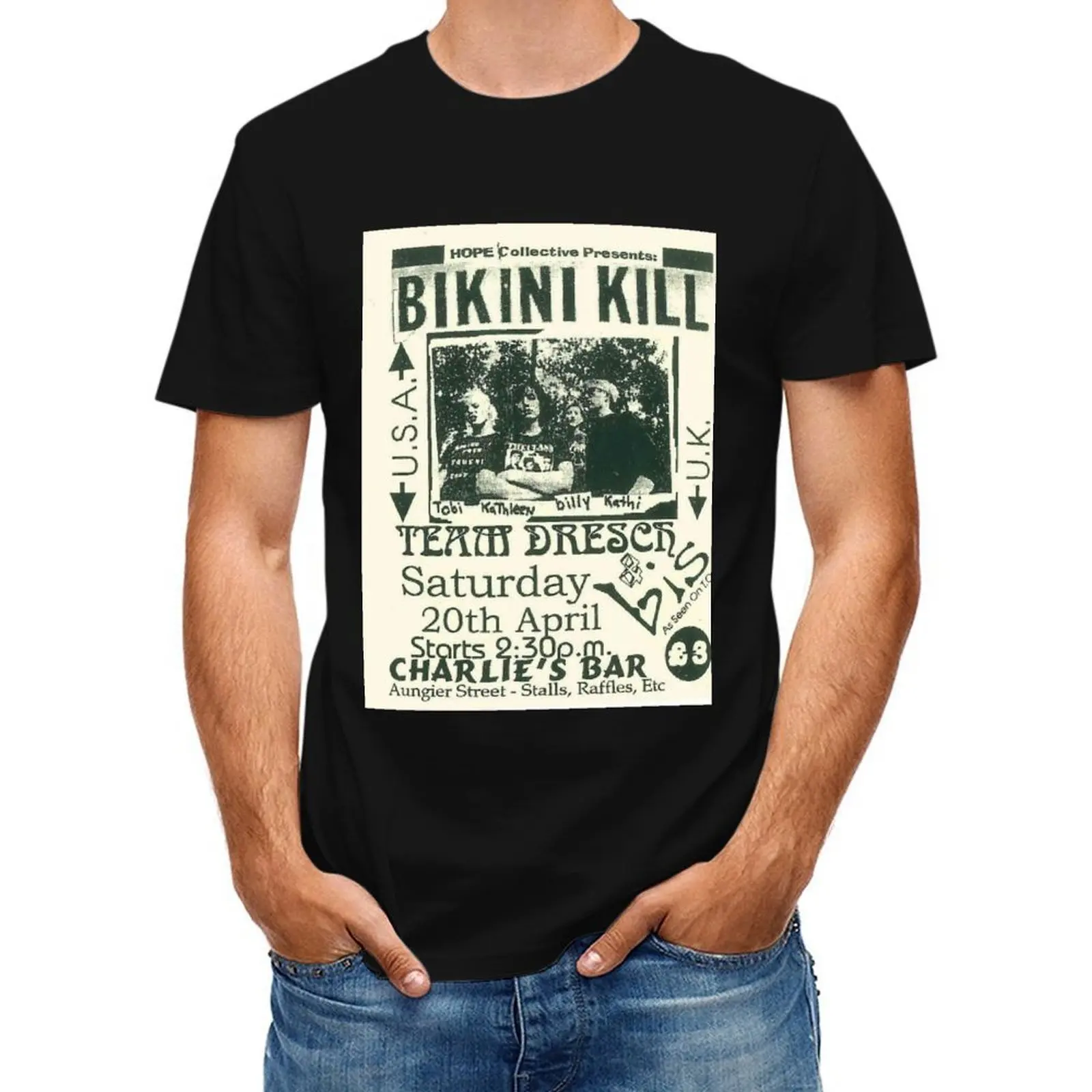 

bikini kill T-Shirt Personalized t-shirt Anime t-shirt Short sleeve tee men