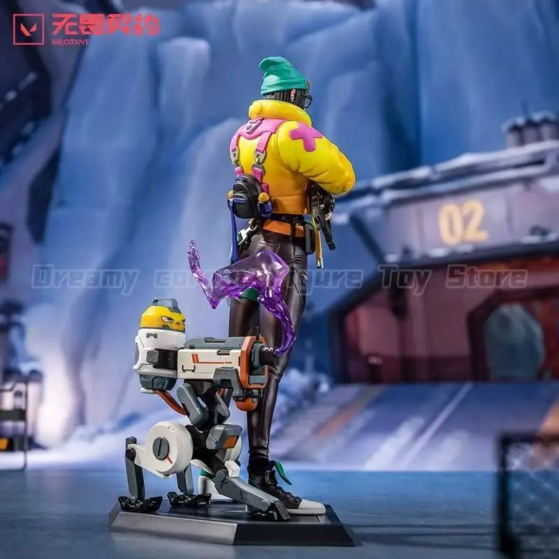 Em estoque】 Ornamento modelo de figura original VALORANT Killjoy