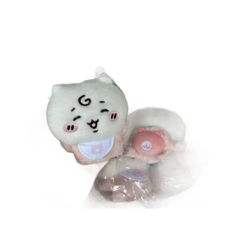 لطيف تشيكاوا الطفل سلسلة Usagi Hachiware Chiikawas تحلق السنجاب أفخم الدمى المفاتيح قلادة، هدية مثالية للأصدقاء