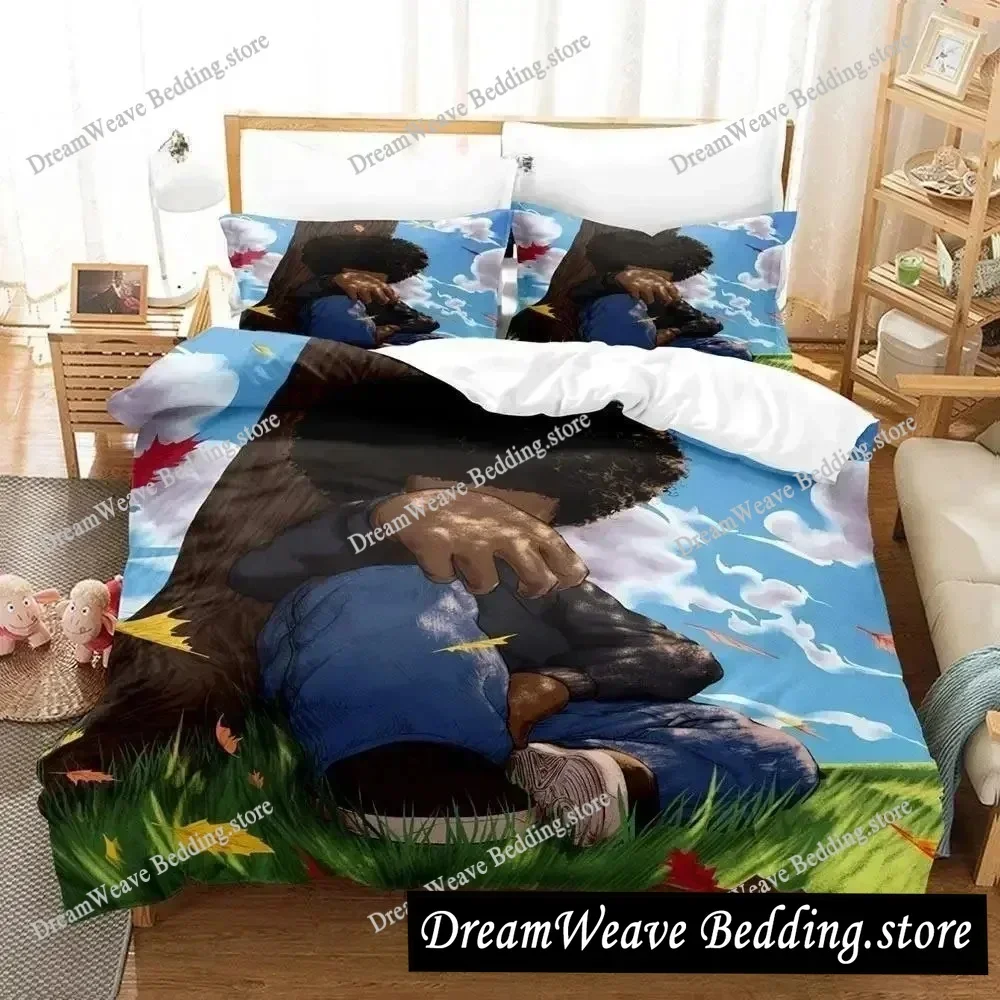3D Print The Boondocks Bedding Set Single Twin Full Queen King Size Bed Set Aldult Kid Bedroom Anime Duvet Cover Sets963963 2