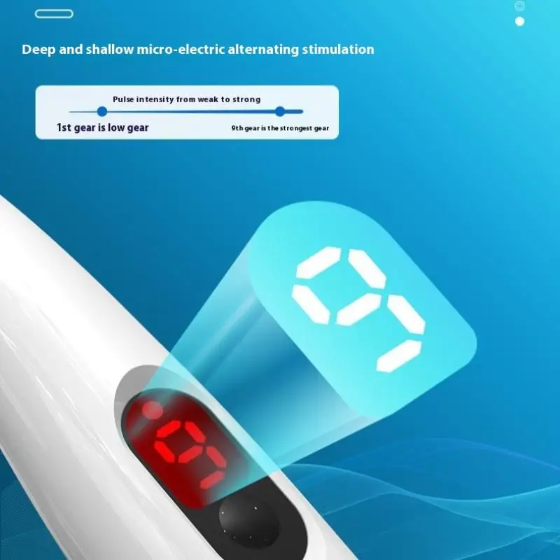 

Электронная акупунктурная массажная ручка 5 в 1, умная импульсная энергетическая ручка Meridian, облегчение боли, микротоковая импульсная массажная палочка для мышц