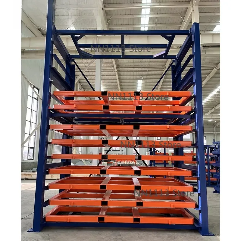 5-Layer Drive-In Pallet Rack Forklift Drawer Type Sheet Metal Storage System Industrial Organization Solution