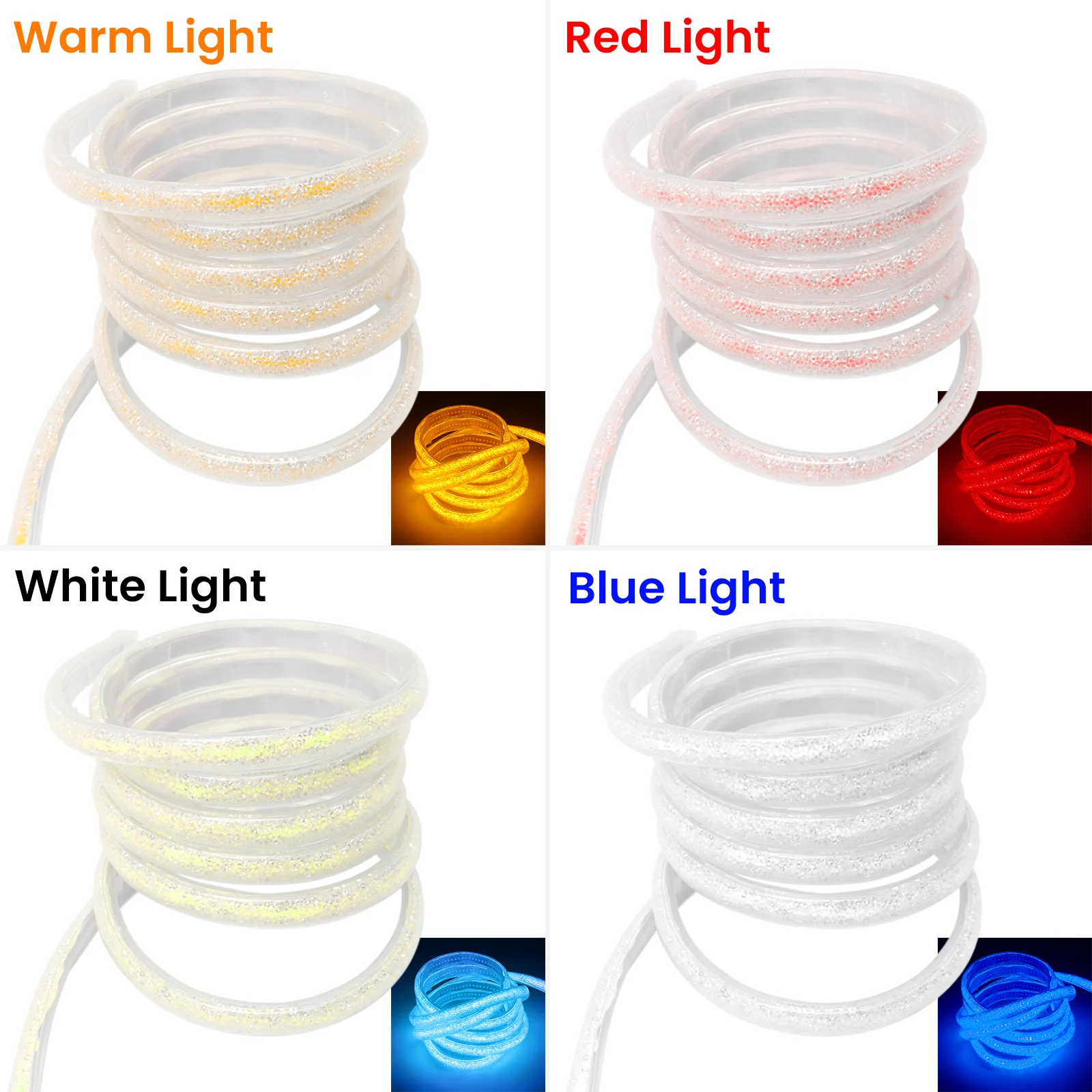 Ultra Bright COB LED Neon Strip Light 220V Highlight Banquet Wedding Stage Arch Crystal Decor 288 LEDs Flex Lamp EU/UK Power Kit