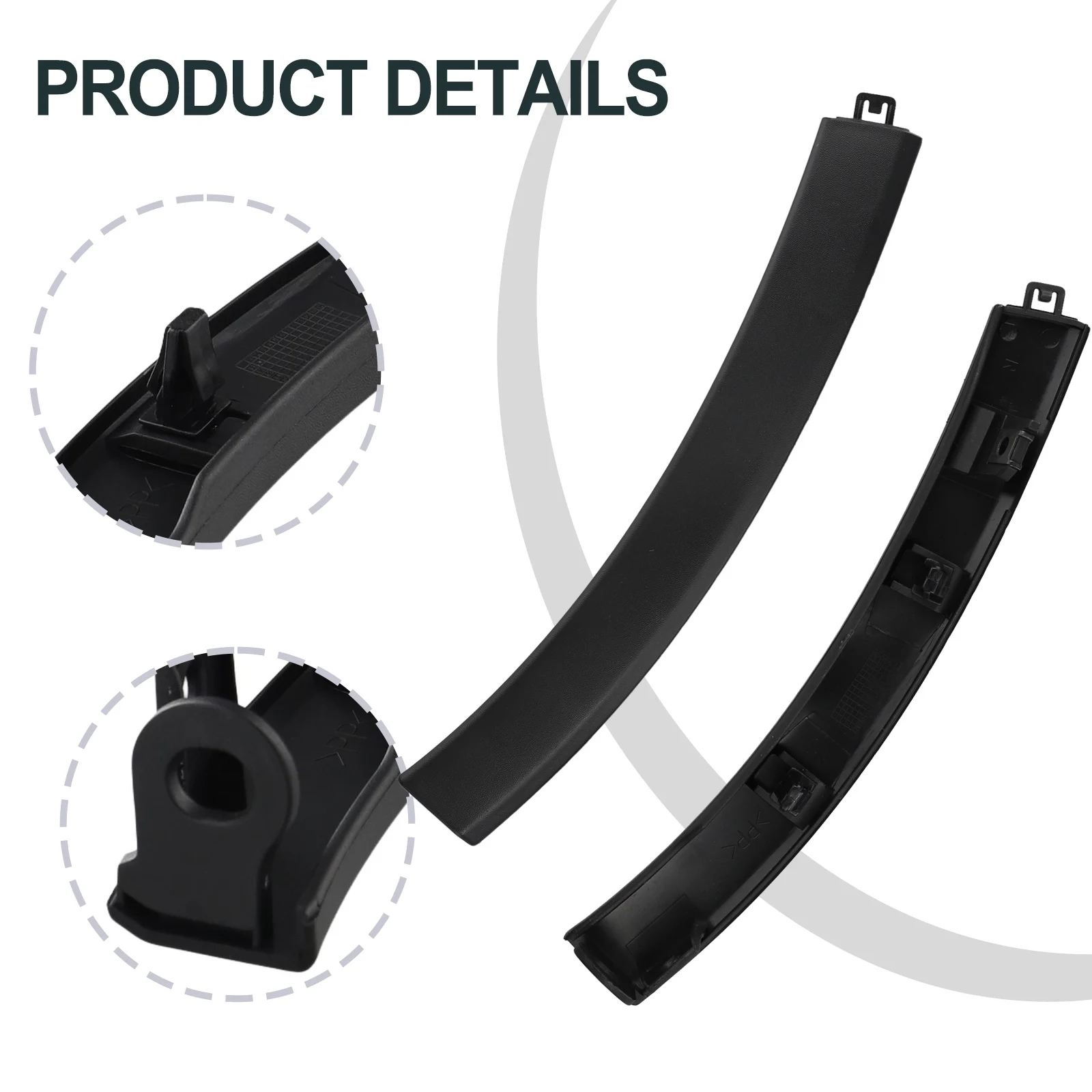 

Комплект из 2 черных накладок на передний бампер (71103-SWA-003) для Honda CRV 2007-2011