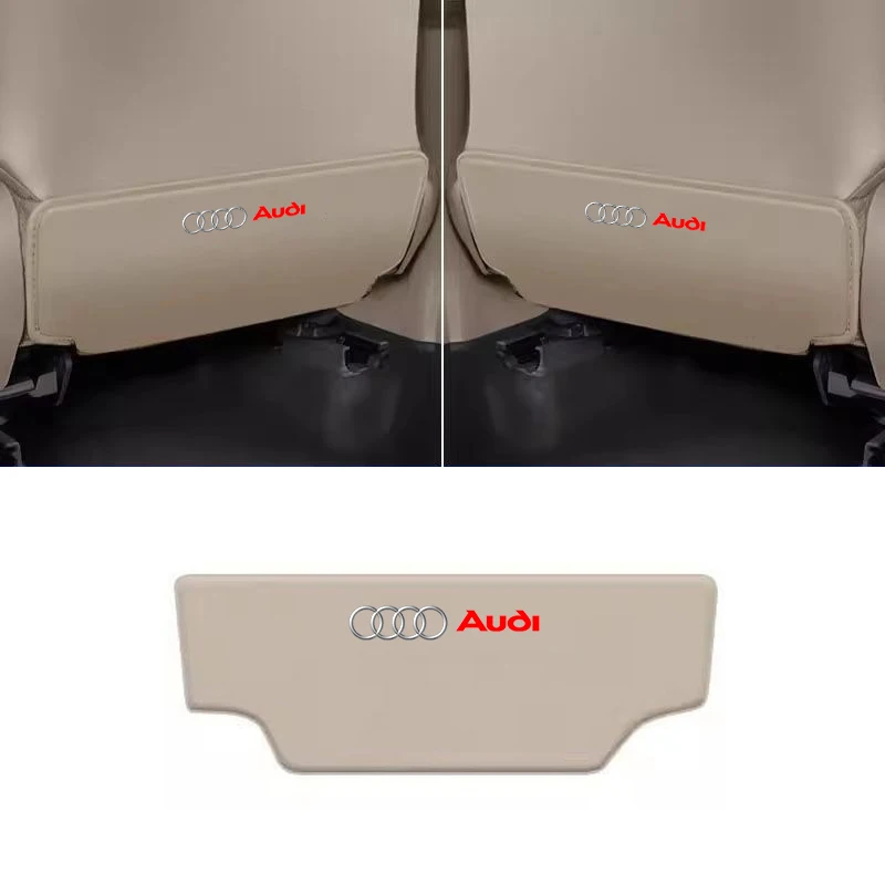1pcs Car Seat Back Protection Mat Anti Kick Pad Cover For Audi A3 8P S3 A4 B6 B7 B8 A5 A6 C6 Q5 Q7 RS SLine Interior Accessories