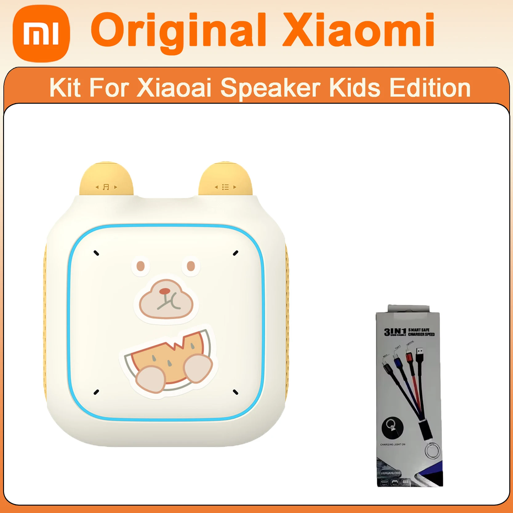 

Original Xiaomi Xiaoai Speaker Kids Kit Wireless AI Voice ChildSafe Parental Control Educational SmartHome MultiDevice Sync