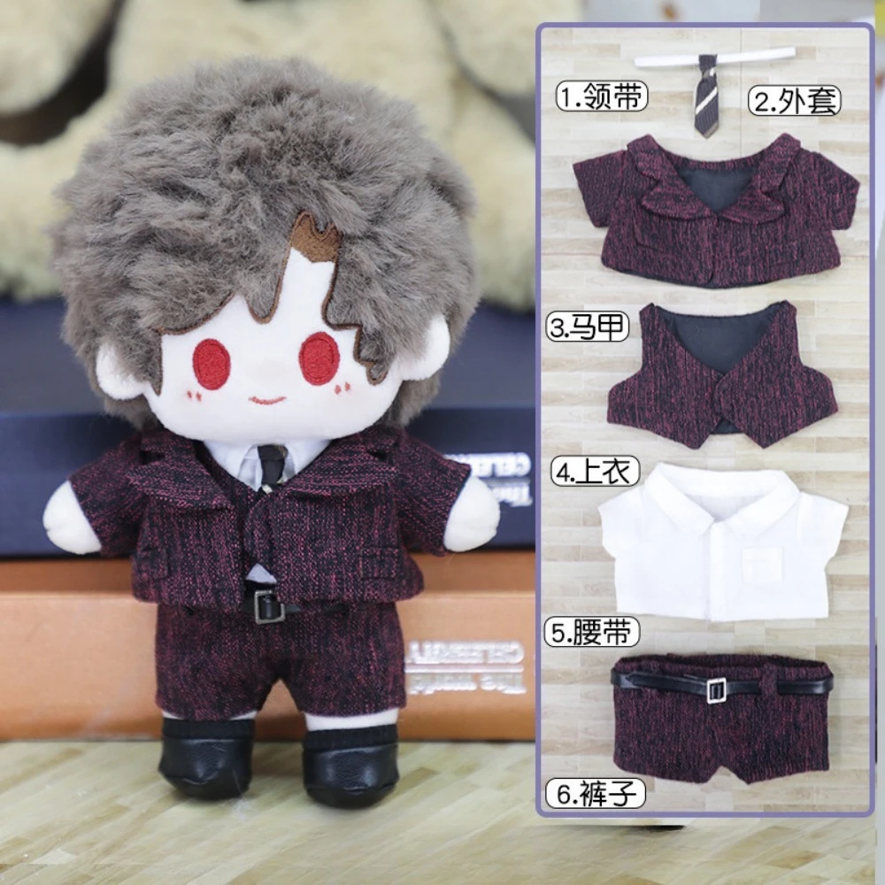 Para 15cm roupas de boneca de algodão mini roupa de boneca presente diy acessórios de boneca sentado jogo de festa brinquedos de presente diy