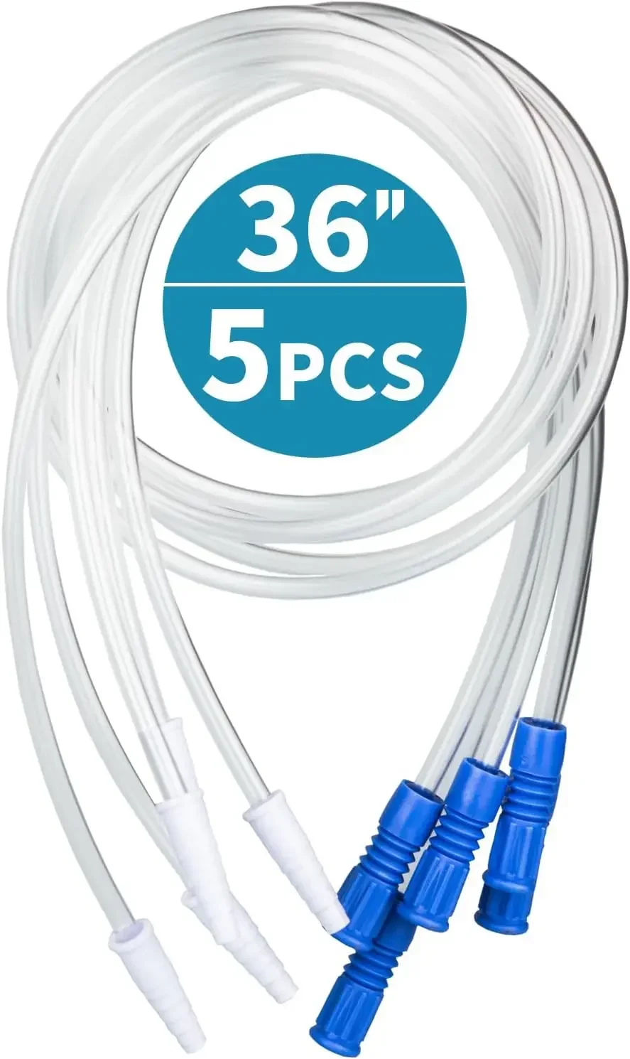 Urinary Drainage Bag Extension Tubing 36inch Catheter Drain Extension Tube Flexible Drainage Tube Connector Tubing Extension