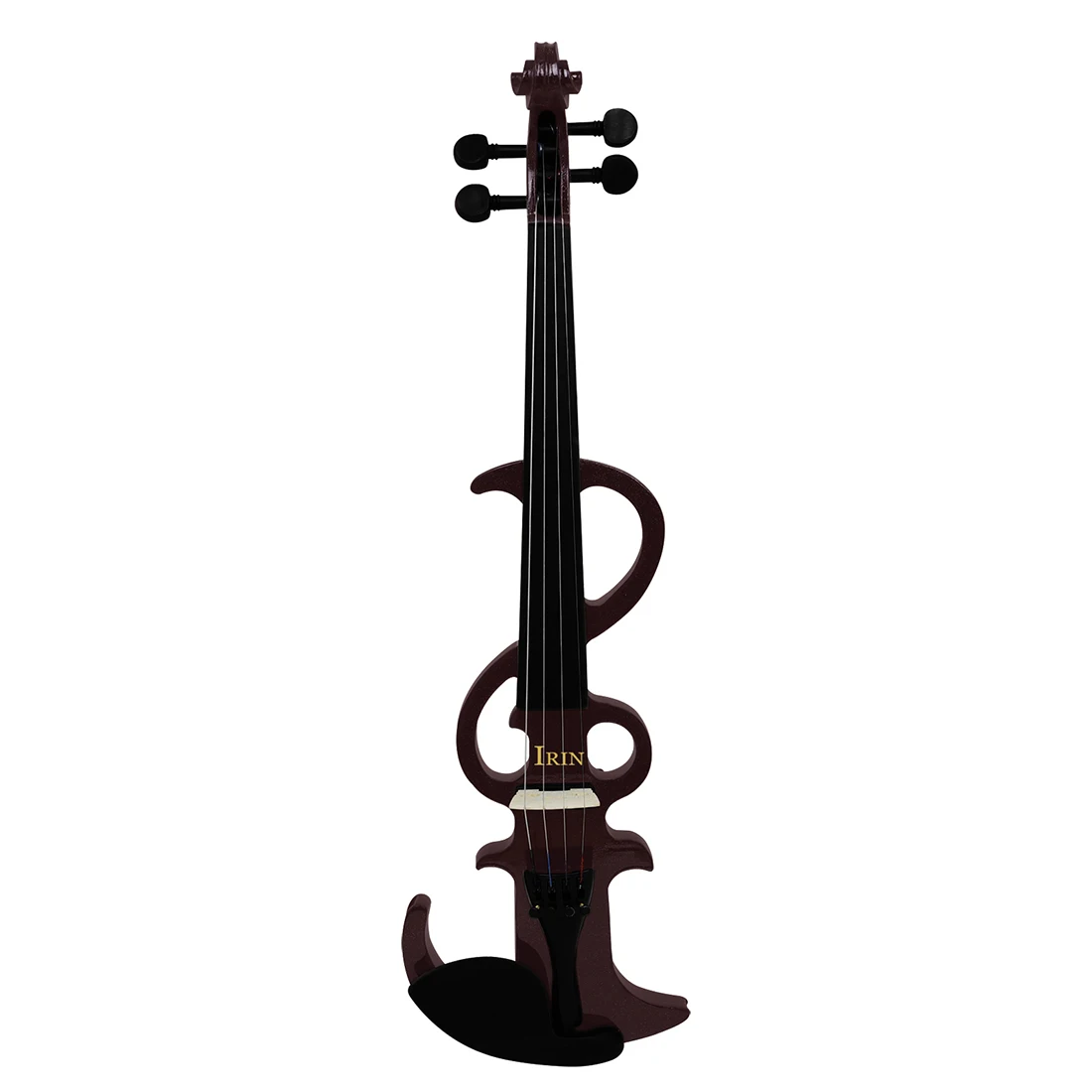 IRIN Violin 4/4 Electric Silent Electric Violin Right Handed Fiddle W/4/4 Violin Bow Fiddle Bridge Violin Case Parts Accessories