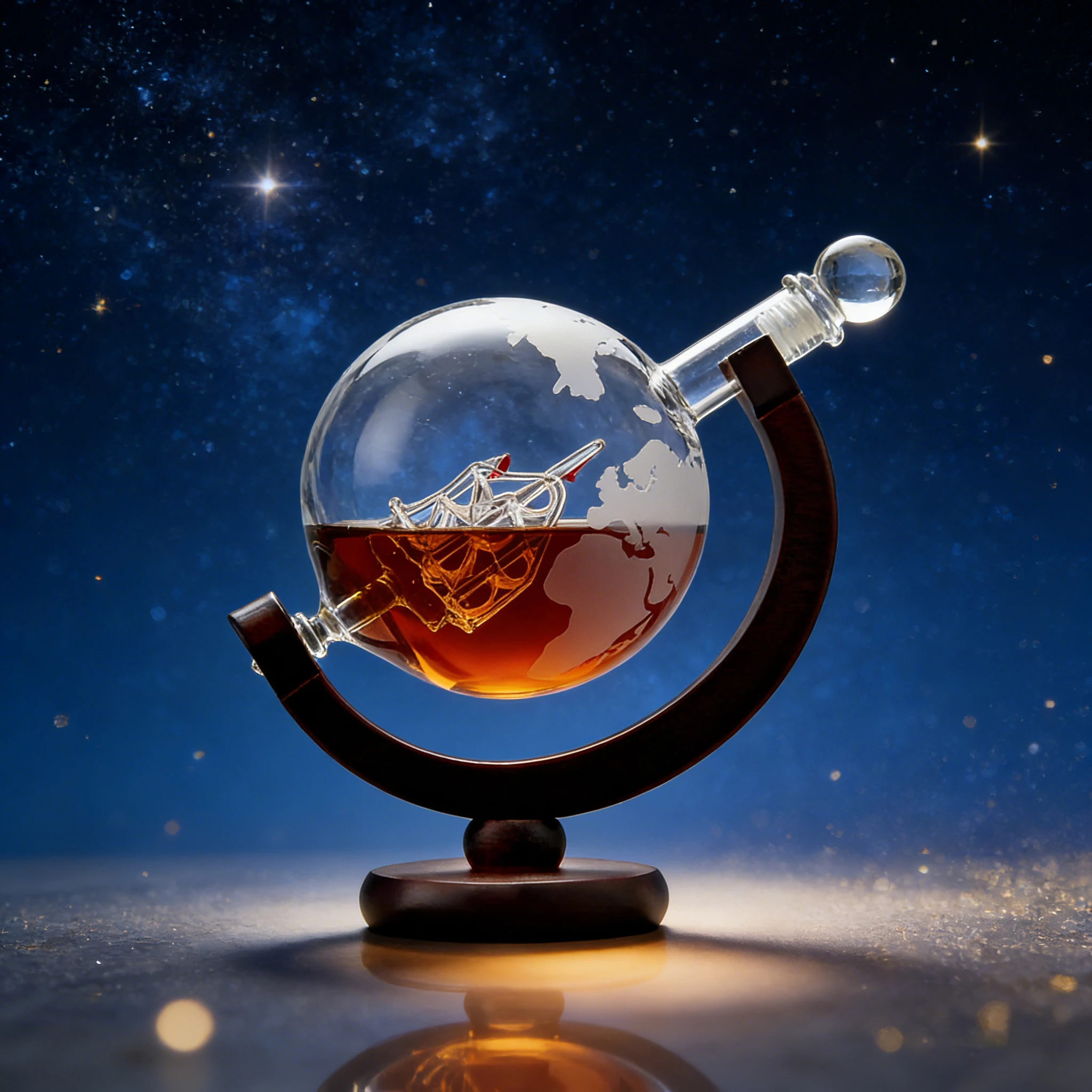 Whiskey Decanter Globe Set 2 B - Decanter Globe Set ulasan dan harga