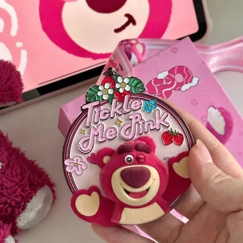 Disney Lotso New Cute 3D Plush Pink Fashion Cartoon Creative Birthday Gift Graduation Medal for Friends, Besties and Couples